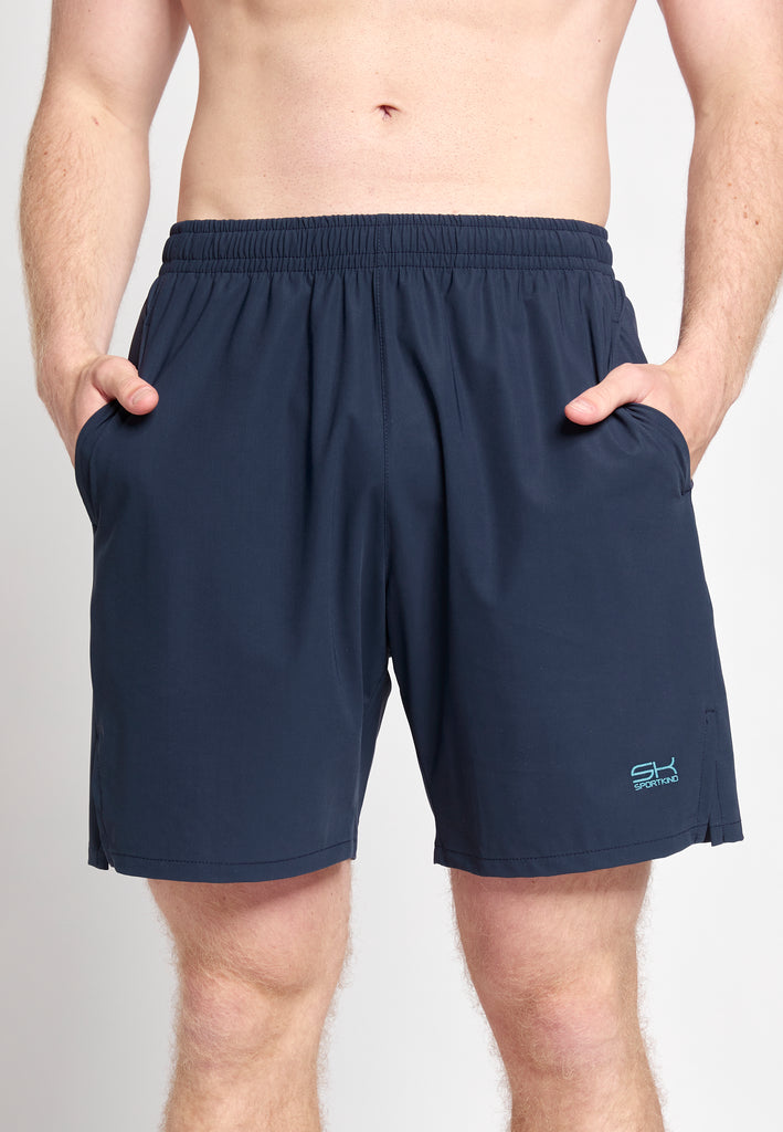Jungen & Herren Tennis Shorts Performance fuer Herren & Jungen, navy blau von SPORTKIND