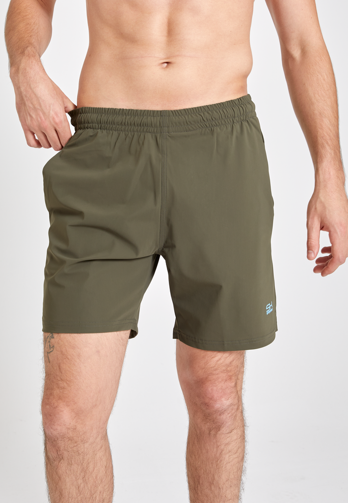 Jungen & Herren Tennis Shorts regular, khaki von SPORTKIND