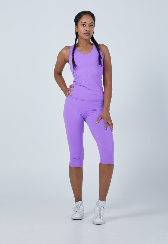 Mädchen & Damen und Gender Tennis Tanktop V-Neck, lila von SPORTKIND