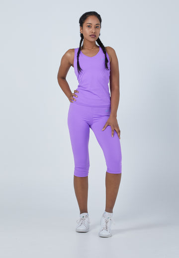 Mädchen & Damen und Gender Tennis Tanktop V-Neck, lila von SPORTKIND