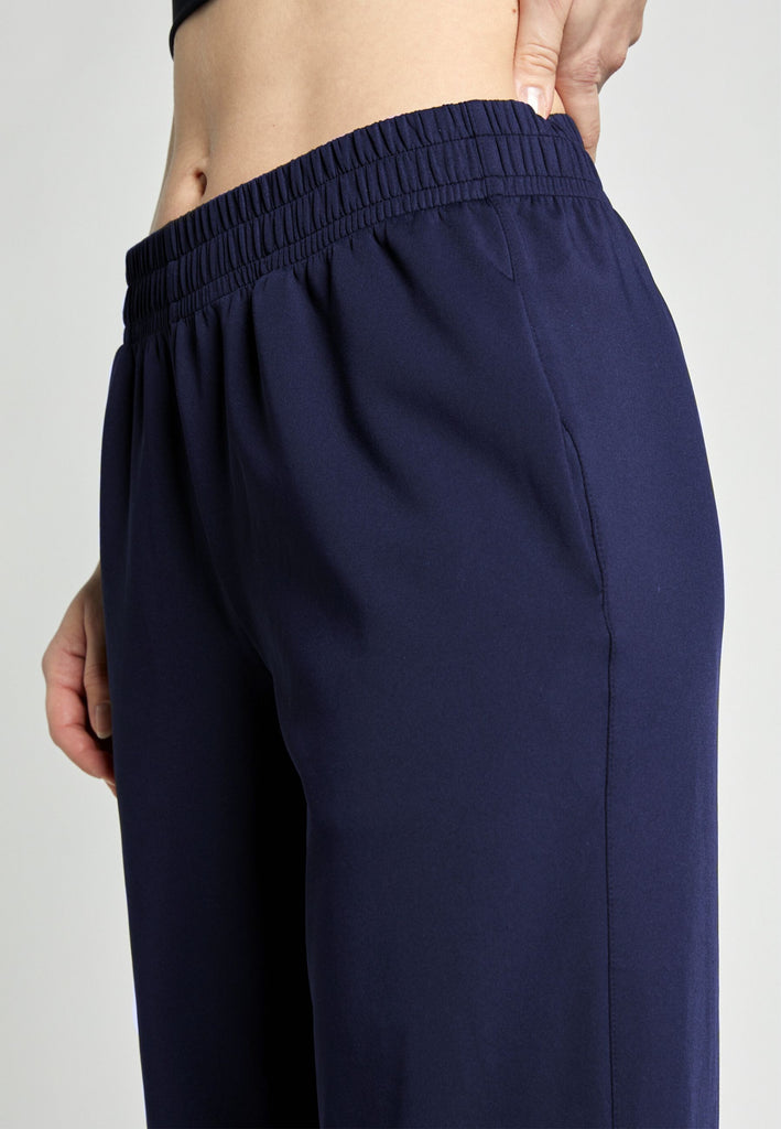 Mädchen & Damen Tennis Trainingshose weit, navy blau von SPORTKIND